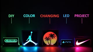 DIY LED Gaming Room Lights  Acrylic Edge Lighting  Nanoleaf