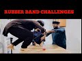 Funny rubber band challenge