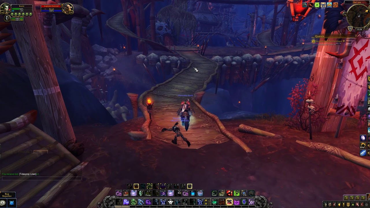 WoW quest - Lessons of the Damned