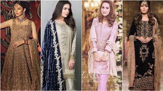 Stylish Designers Wedding Dresses Elegant Colour Combination/Engagement || Walima || Wedding Outfits