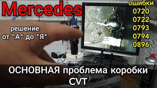 Mercedes, Основная Проблема С Cvt  (Бесступенчатая Коробка). Ремонт Блока Управления Вариатором.