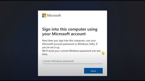 [SOLVED] Error: "We’ll Need Your Current Windows Password One Last Time" - Windows 11/10
