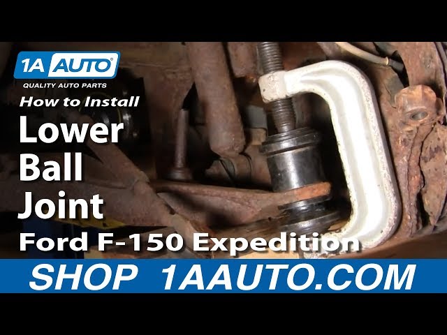 How To Replace Lower Ball Joint 97 02 Ford Expedition PART 2