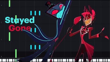 Stayed Gone - An Hazbin Hotel Song - Piano Tutorial AI Cover