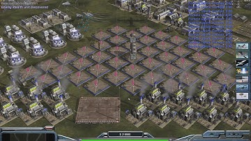 USA Laser - Command & Conquer Generals Zero Hour - 1 vs 7 HARD Gameplay