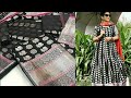 Saree to long gown || long maxi dress from saree || How to convert old saree into gown