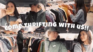 come thrifting with me and my boyfriend + haul !!!