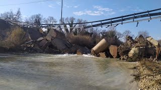 Crollo Ponte Guastacconcio a Paglieta (Chieti)