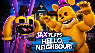 Jax Plays: Hello Neighbor FAST Fredbear Mod 😱🔥
