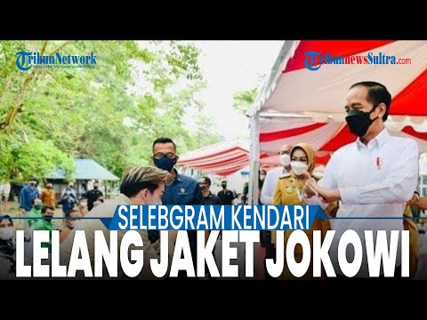 Jaket Presiden Jokowi Dilelang Selebgram dan TikTokers Kendari untuk Disumbangkan ke Panti Asuhan