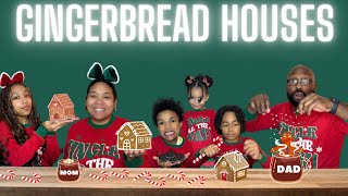 WE MADE GINGERBREAD HOUSES AND THEY WERE....| THE PAGE FAMILY