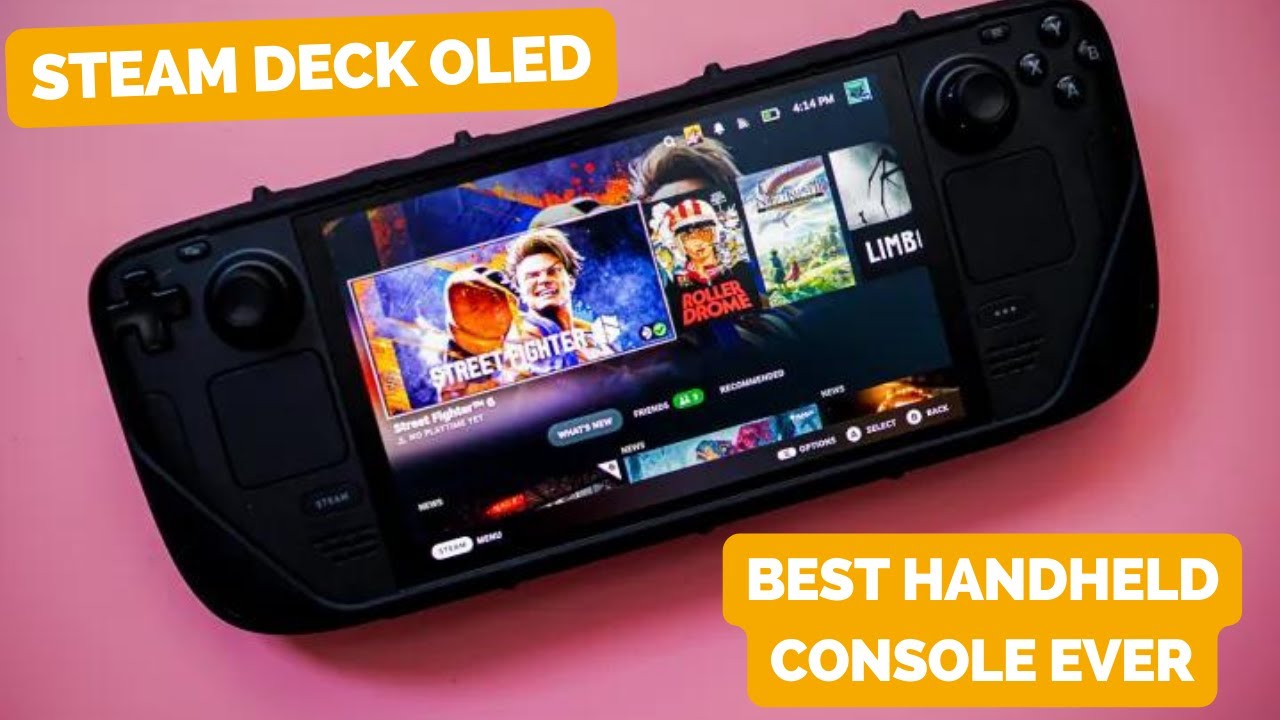STEAM DECK OLED - The Ultimate Handheld Console - YouTube