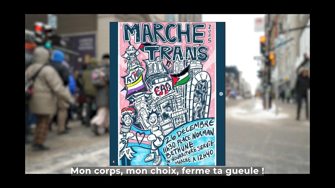 Marche trans 2025 : Entrevue avec Céleste Trianon et micro-ouvert