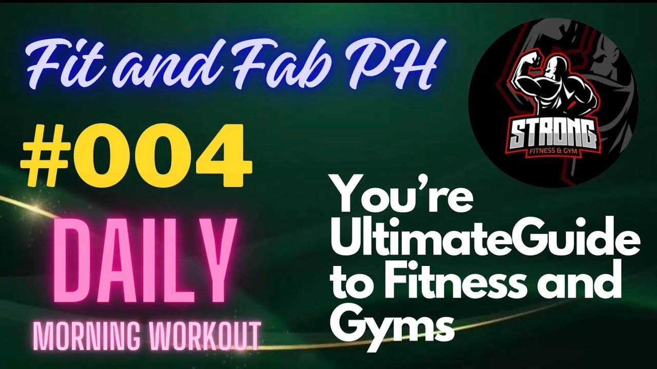 Daily Morning Workout Day 4 | Fit and Fab PH | Fitness and Gyms - YouTube
