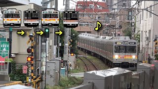 【発着集】東急大井町線9000系と大阪メトロ堺筋線66系【GTO-VVVFサウンド】TOKYU LINE TRAIN & OSAKA SAKAISUJI SUBWAY  OLD TRAIN