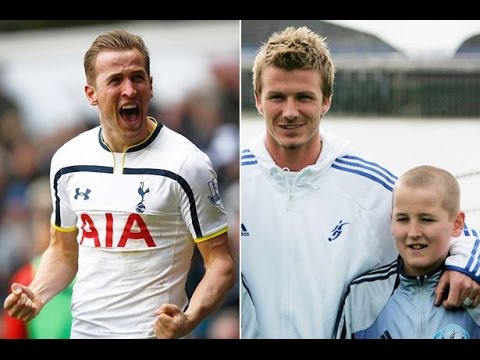 picture Harry Kane Meets David Beckham harry kane attended the same school that produced david beckham and