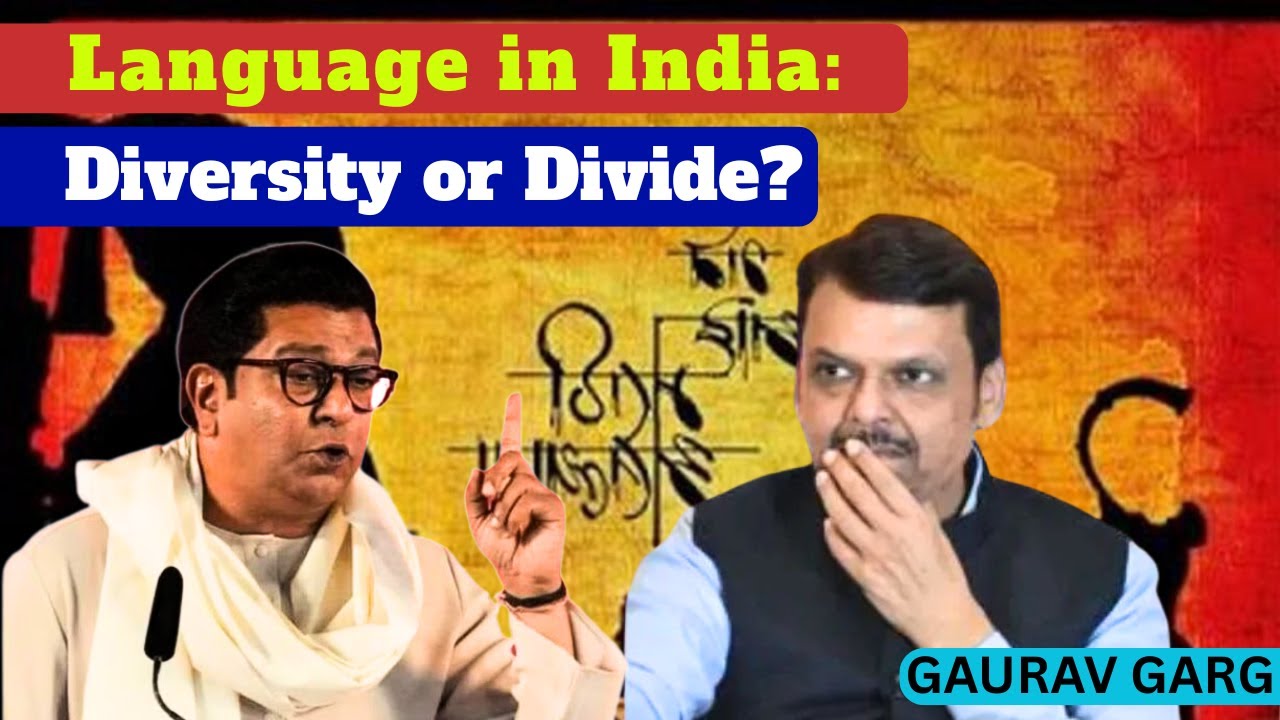 Language  in India: Diversity or Divide? || Current Affairs || UPSC || GAURAV GARG |