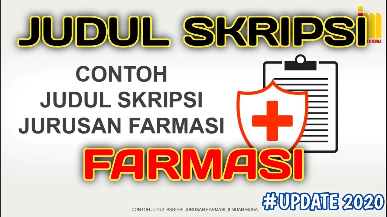 Kumpulan Judul Skripsi Farmasi Terbaru Terlengkap Youtube