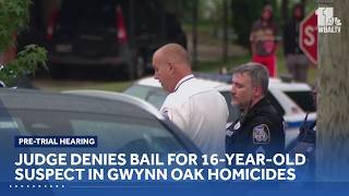 Judge denies bail for 16-year-old suspect in Gwynn Oak homicides