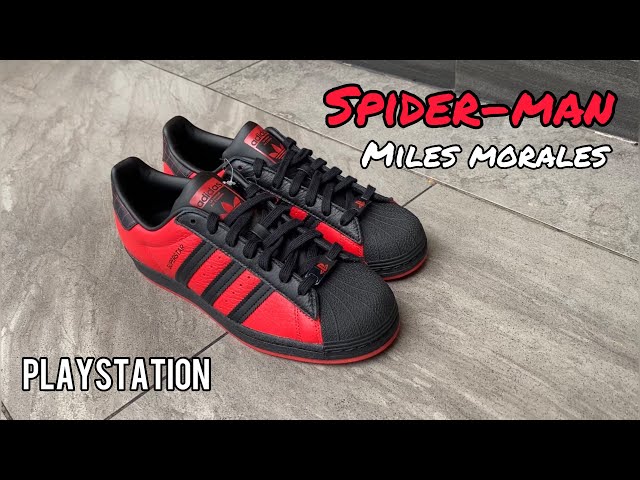 SNEAKER REVIEW | ON FEET | ADIDAS SUPERSTAR X MILES MORALES SPIDERMAN PS5 -  YouTube