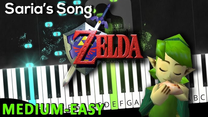 The Legend of Zelda™: Ocarina of Time™: Lost Woods (Saria's Song)"  Sheet Music for Easy Piano - Sheet Music Now