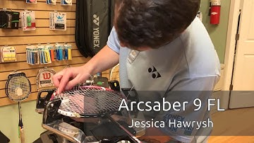 Time Lapse: How to String a Yonex Arcsaber 9FL Badminton Racquet