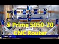 5 axis gcode demo test run  5 prime 505020 cnc router