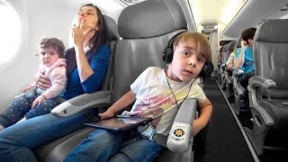 VIAGEM DE AVIÃO PARA O BRASIL!! Familia Brancoala