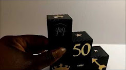 Papercrafter45 Winnings and Blocks 50th Birthday Card Project