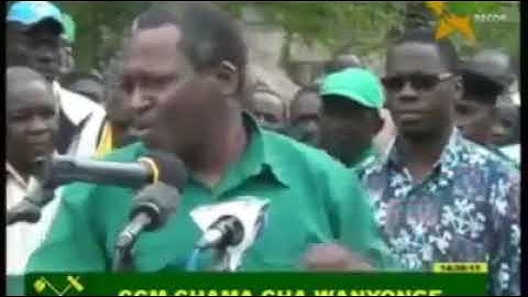 MAKONGORO NYERERE KUMCHAMBUA MZEE WASIRA / MGOMBEA TENA UBUNGE BUNDA