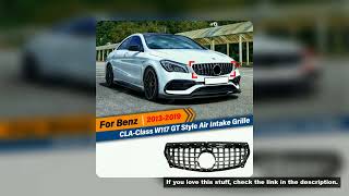 For Mercedes Benz CLA-Class W117 2013 2014 2015 2016 2017 2018 2019 Front GT Style Racing Air Intake