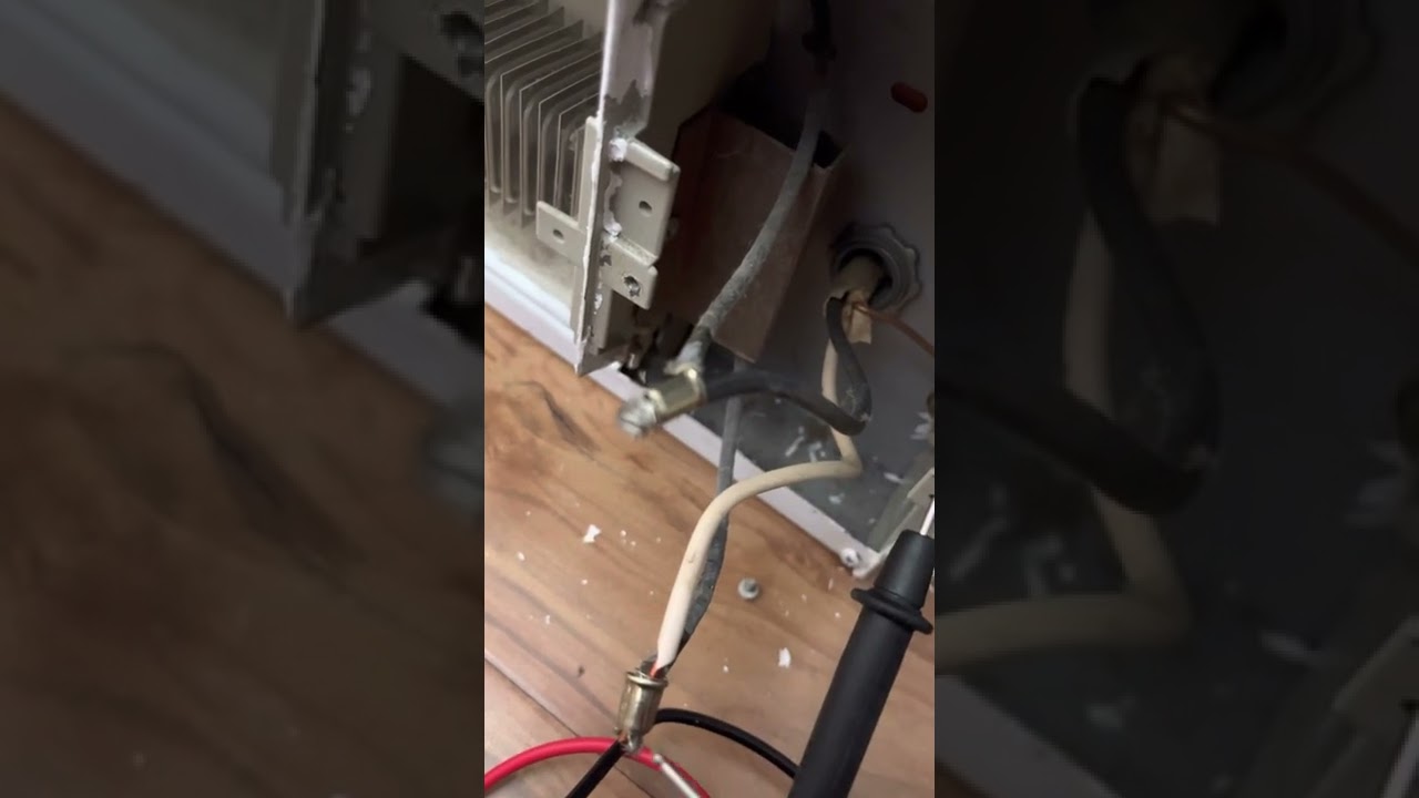 Troubleshooting an electric baseboard heater