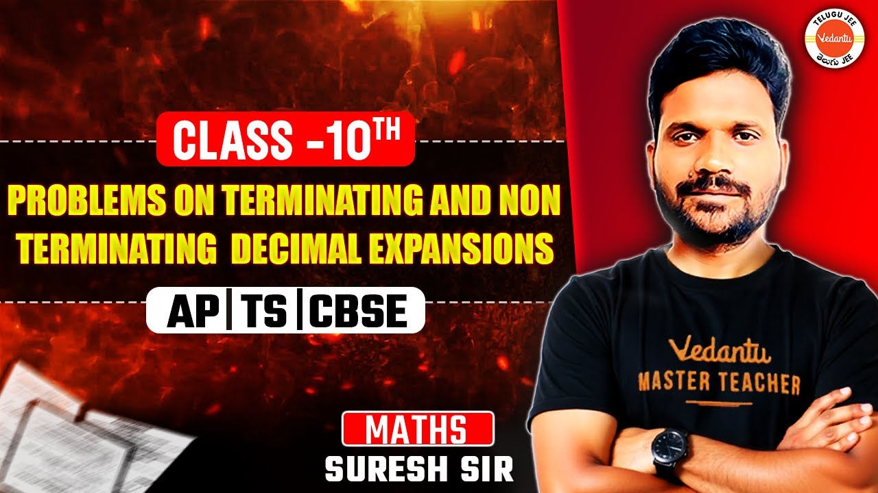 Problems On Terminating and Non Terminating Decimal Expansions| Class 10th| AP TS and CBSE | Maths
