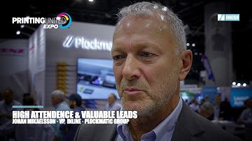 Johan Mikaelsson · VP Inline · Plockmatic Group · PRINTING United 2025