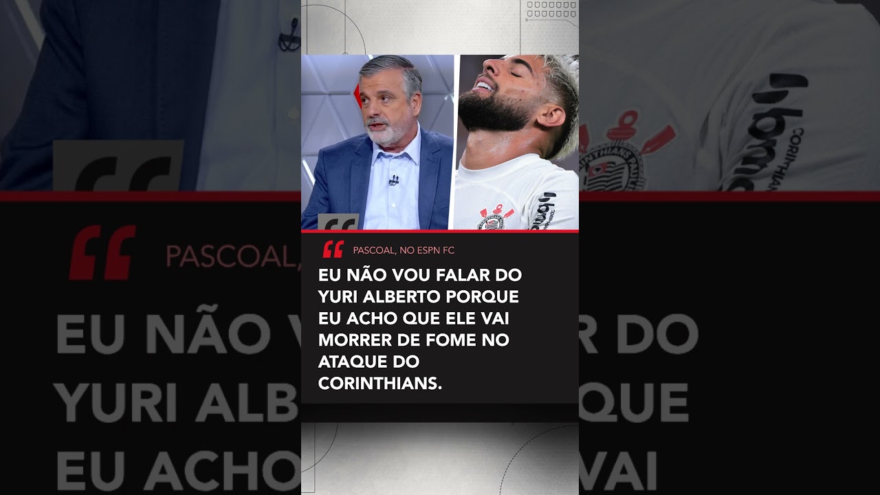 Crise no Corinthians! Concorda com o Pascoal, fã de esporte? #shorts