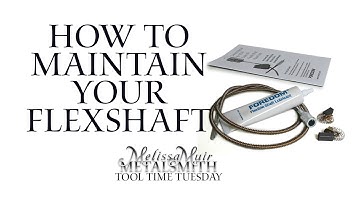 How to Maintain Your Foredom Flexshaft | Flex Shaft | Tool Time Tuesday Melissa Muir