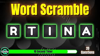 Can YOU Unscramble These Words?