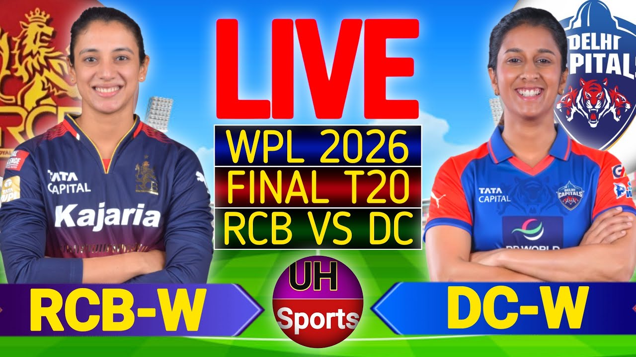 🔴LIVE RCB vs DC WPL 2026 Final | Live Cricket Score & Fan Commentary | WPL Live Match Today, RCB BAT