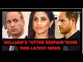 WILLIAM;S “UTTER DESPAIR”WITH PRINCE HARRY #royalfamily #princeharry #meghanmarkle