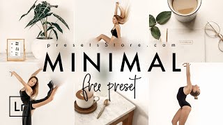 How to Create Minimal Preset Mobile Lightroom | Free DNG | Minimalist Preset | Creamy Preset