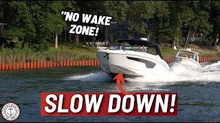 Boater SPEEDS Through No Wake Zone! Point Pleasant Canal Boats | Shore Boats