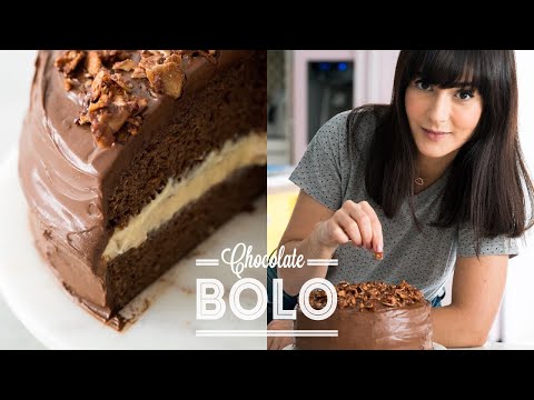 BOLO DE CHOCOLATE DE FESTA SUPER MOLHADINHO E COM RECHEIO CREMOSO E CROCANTE | DANI NOCE - BOLO DE CHOCOLATE DE FESTA SUPER MOLHADINHO E COM RECHEIO CREMOSO E CROCANTE | DANI NOCE