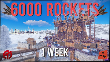 Rust ZERG Movie | How OT shot 6000 ROCKETS in 1 WEEK