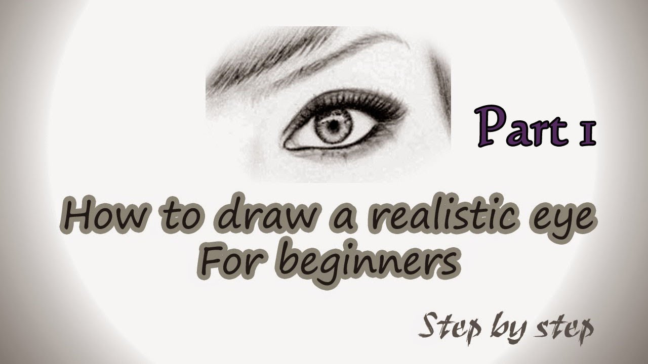 How to Draw eyes for beginners - Step by step - Part 1 - YouTube