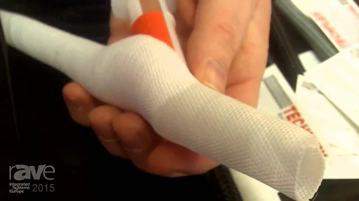 ISE 2015: Techflex Introduces F6 Woven Braided Sleeving in White