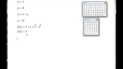 Mathcad Introduction Part I