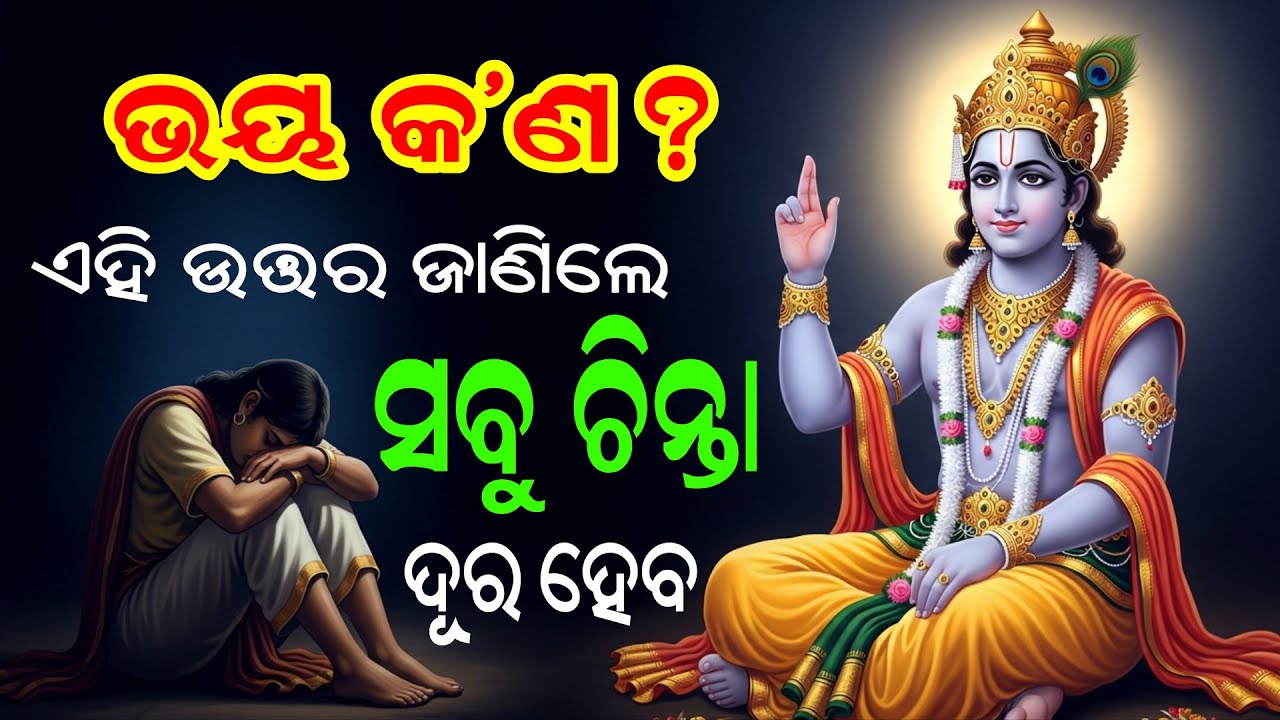 ✨ ଚିନ୍ତା ଛାଡ଼ ଏବଂ ଶ୍ରୀକୃଷ୍ଣଙ୍କ ଏହି ବାଣୀ ଶୁଣ || Krishna Kathamrutam Odia ✨🙏