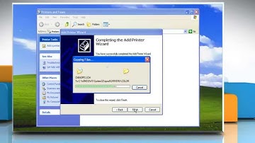 How to add a printer manually on Windows® XP-based PC