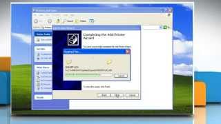How to add a printer manually on Windows® XP-based PC