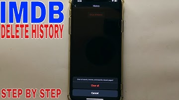 ✅  How To Delete History On IMDb 🔴